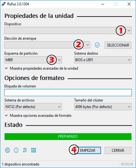 como solucionar el error Bioslegancy boot of uefi only media con rufus mbr Crear una USB Booteable con Windows 11 Paso A Paso