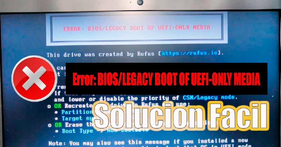 Página 404 Error-Bios-legacy-boot-of-uefi-only-media