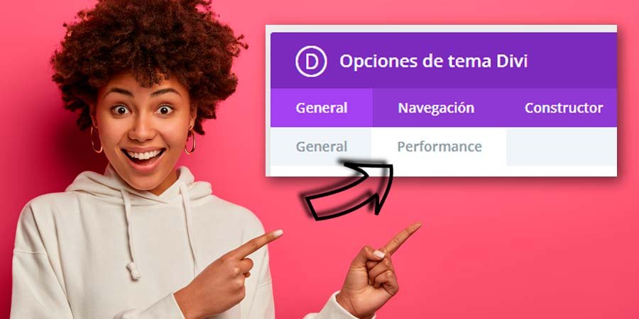 Página 404 opciones del tema divi performance