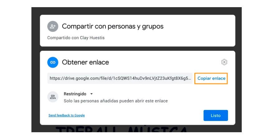 como compartir en google driver