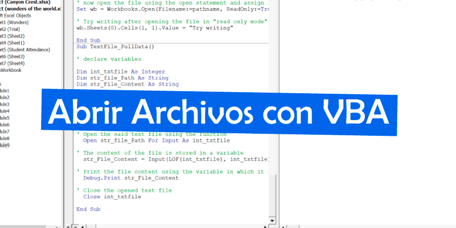 Página 404 Abrir Archivos con Código VBA