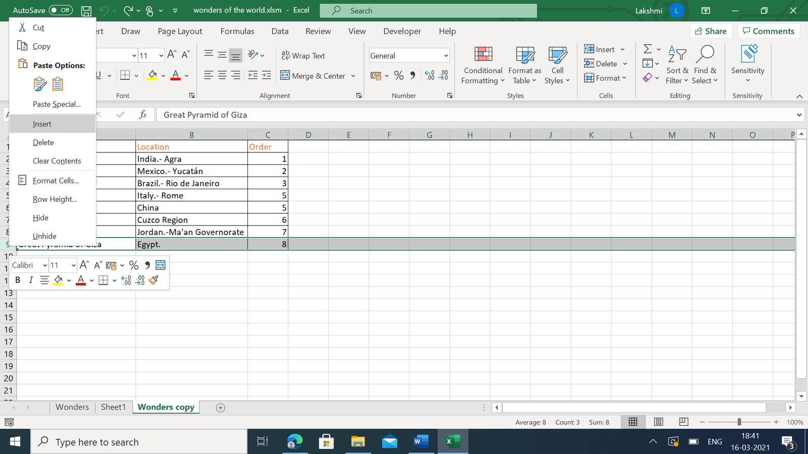 insert row 01 manual method Insertar Filas en VBA: 6 métodos para escribir fracciones en Excel