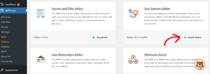 Instalar el complemento User Journey Instalar el complemento User Journey