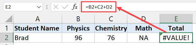 ¿Cómo solucionar el error #VALOR en Excel?