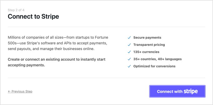 Agregue Klarna Payments a WordPress (2 formas fáciles) Necesitas conectar WP Simple Pay a Stripe
