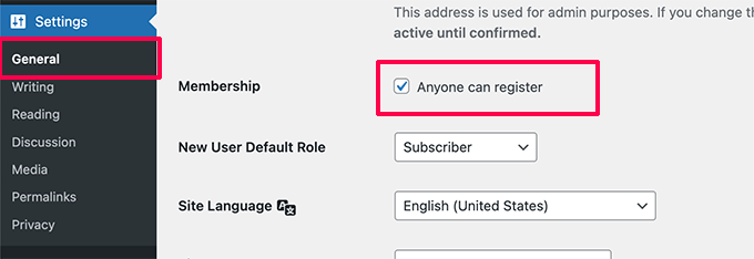 Cómo moderar los registros de nuevos usuarios en WordPress Registro de usuario abierto en WordPress