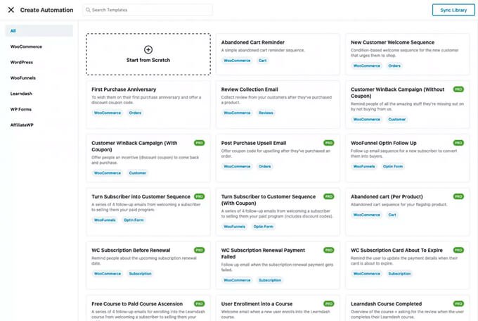 Personalice los correos electrónicos de WooCommerce (2 formas fáciles) Biblioteca de correo electrónico Autonami para WooCommerce