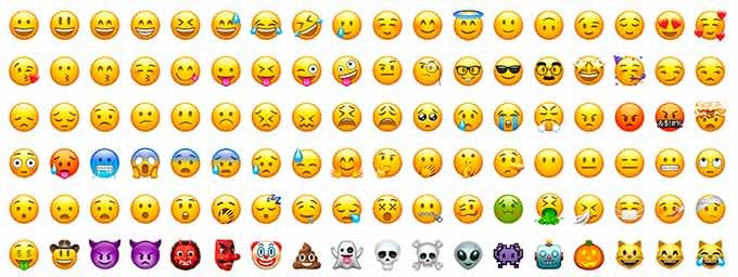 Uso de emojis en la web Uso de emojis en la web