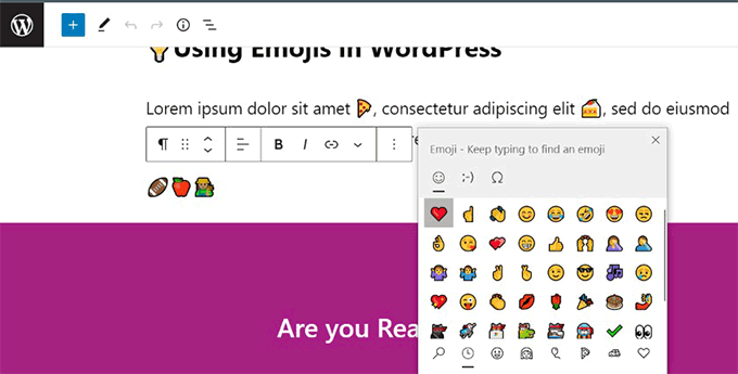 Cómo agregar emojis en WordPress en computadoras con Windows Cómo agregar emojis en WordPress en computadoras con Windows