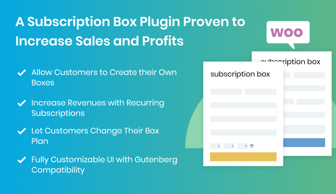 Creación de un servicio de caja de suscripción en WordPress Complemento de cuadro de suscripción de WooCommerce