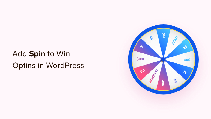 Agregue giro para ganar opciones en WordPress y WooCommerce