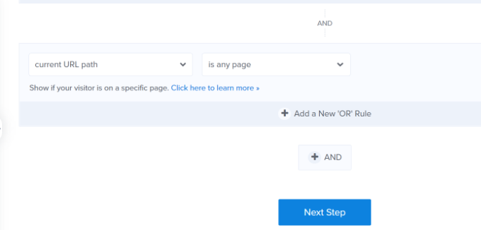 Agregue giro para ganar opciones en WordPress y WooCommerce Elija las páginas para mostrar su campaña en