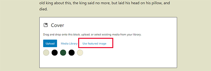 Lo que viene en WordPress 6.1 (características y capturas de pantalla) Imagen destacada en bloque de portada