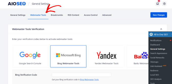 Cómo agregar su sitio web a Bing Webmaster Tools Ir a Herramientas para webmasters