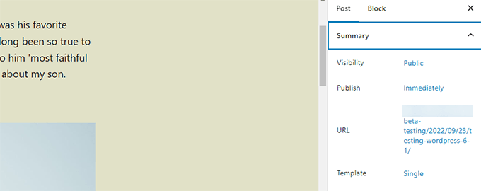 Lo que viene en WordPress 6.1 (características y capturas de pantalla) Elementos movidos