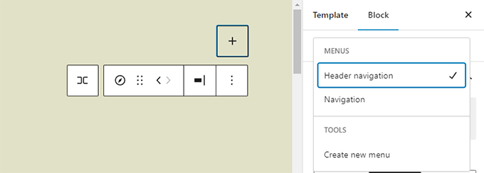 Lo que viene en WordPress 6.1 (características y capturas de pantalla) Menú de navegación mejorado