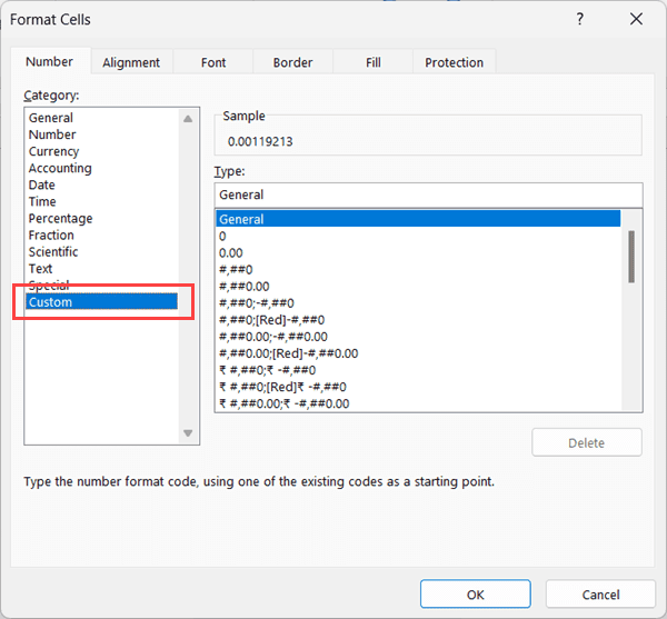 Convertir segundos a minutos en Excel (fórmula simple) Haga clic en la opción Personalizar