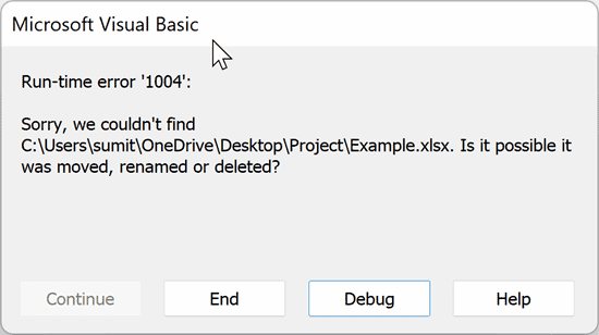 Abrir archivos de Excel con VBA (ejemplos)