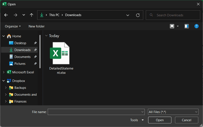 Abrir archivos de Excel con VBA (ejemplos) A continuación se muestra el código VBA que mostraría el cuadro de diálogo Abrir donde el usuario puede seleccionar y abrir el archivo.