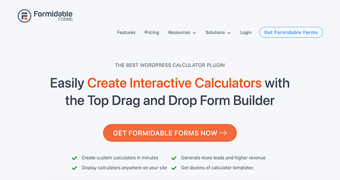 Los 12 mejores complementos de calculadora para su sitio de WordPress Calculadora de formas formidables