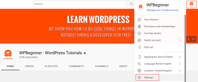 Agregue un botón de suscripción de YouTube a WordPress