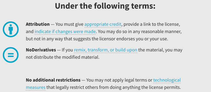 Algunas licencias Creative Commons requieren atribución