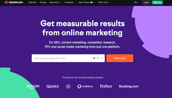La herramienta SEO de Semrush