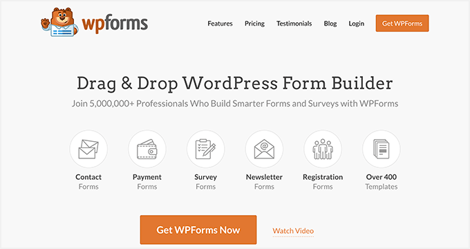 Los 9 mejores complementos de la base de conocimientos para WordPress (comparados) WPForms