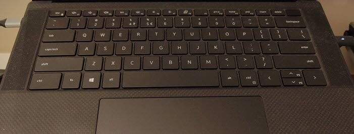 Disposición del teclado Dell
