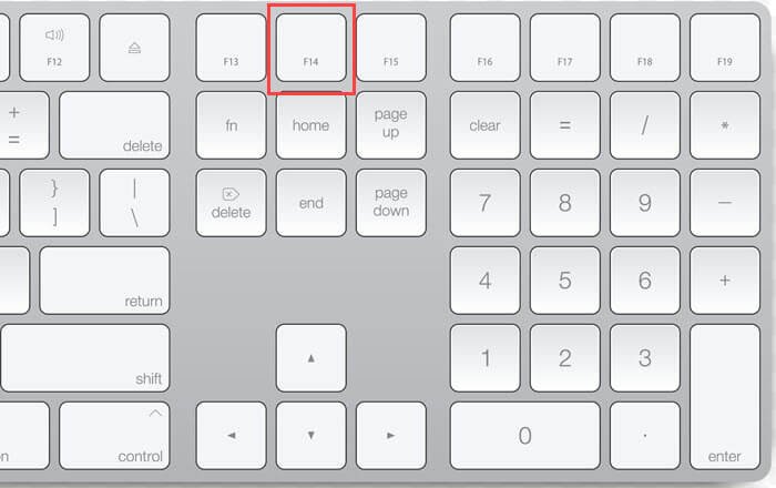 Deshabilitar el bloqueo de desplazamiento con el teclado mac corto
