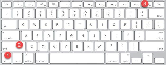 Deshabilitar el bloqueo de desplazamiento con el teclado mac corto