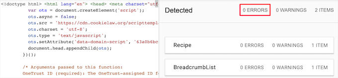 Guía para principiantes: uso de Rich Snippets en WordPress Programar resultados de prueba de marcado