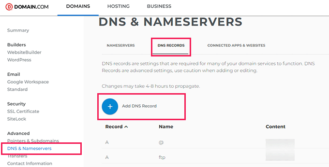 registros DNS