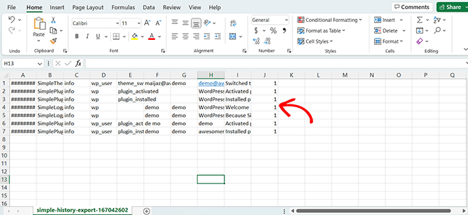 archivo Excel archivo Excel