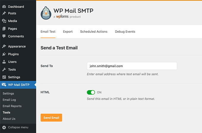 Pruebe los correos electrónicos de WordPress con WP Mail SMTP