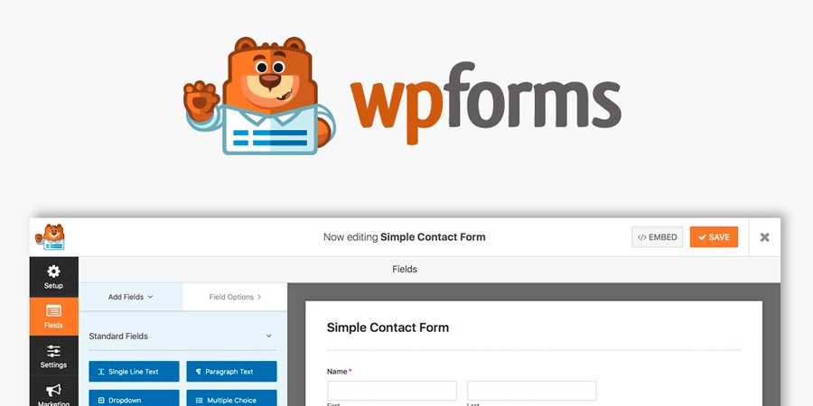 imagen de Plugins para WordPress wpforms
