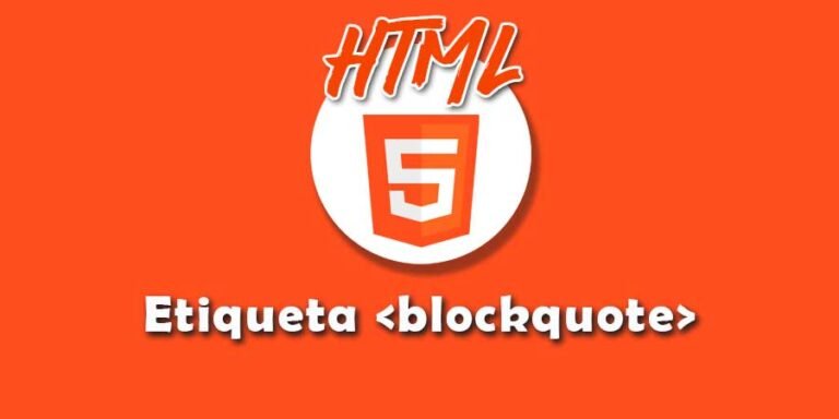 etiqueta blockquote en html