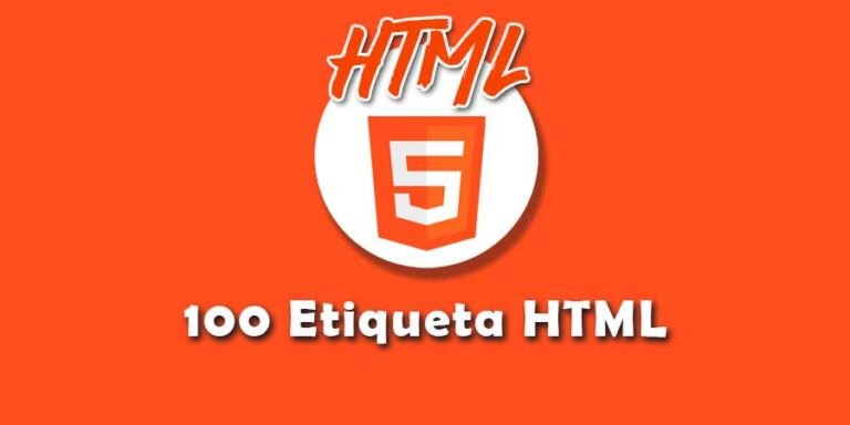Listado de Etiquetas HTML
